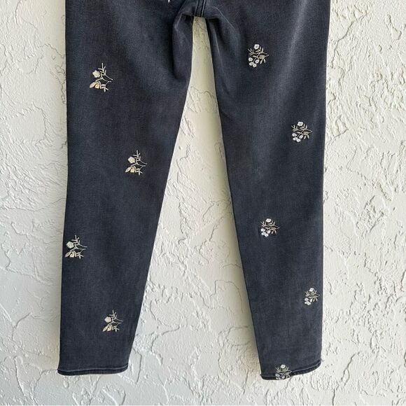 DRIFTWOOD Jeans Women’s Size 24‎ Boyfriend Embroidered Floral Boho Distressed - Picture 7 of 10